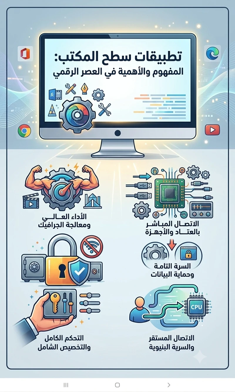 image about تطبيقات سطح المكتب: المفهوم والأهمية في العصر الرقمي