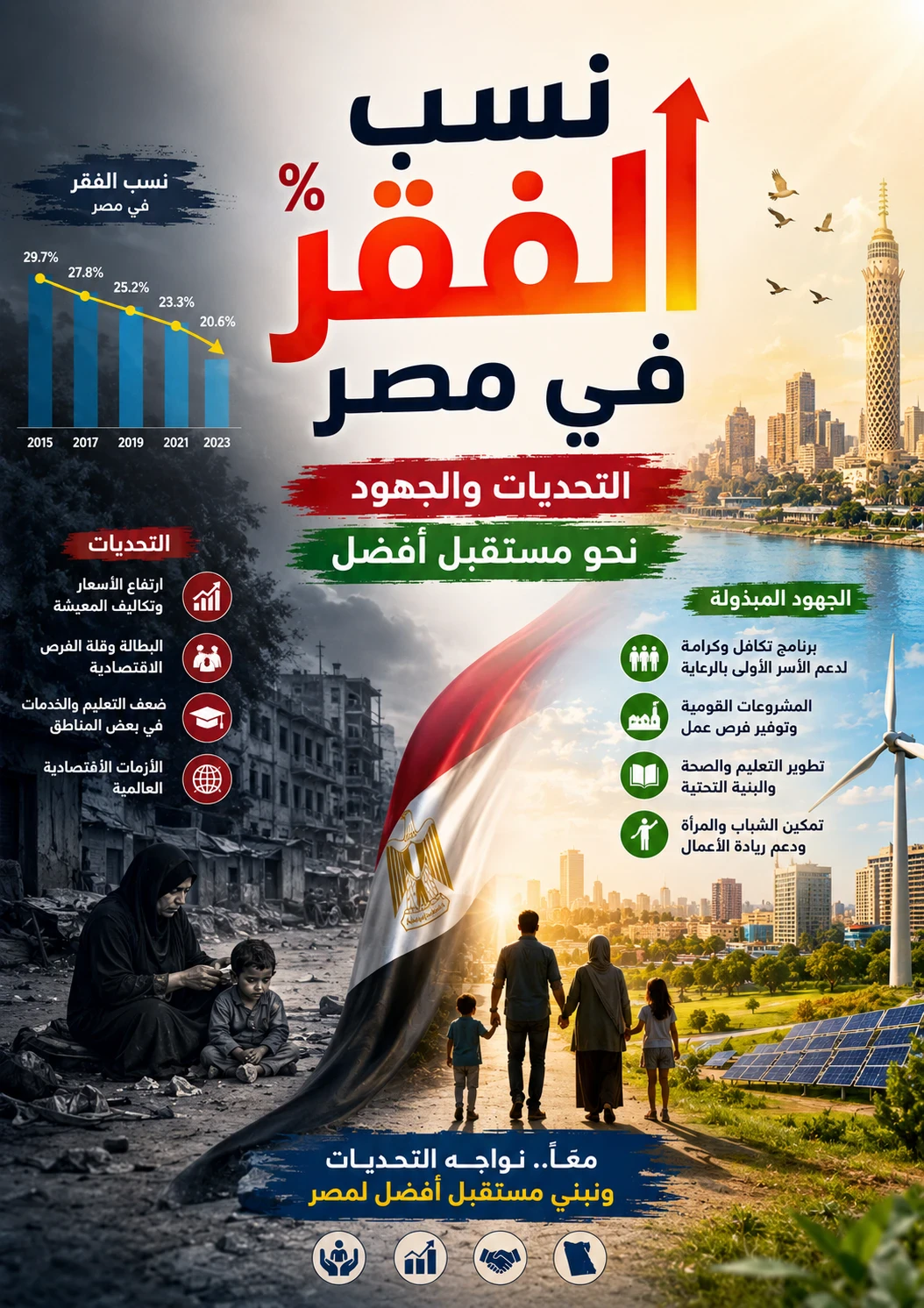 image about نسب الفقر في مصر.. التحديات والجهود المبذولة نحو مستقبل أفضل