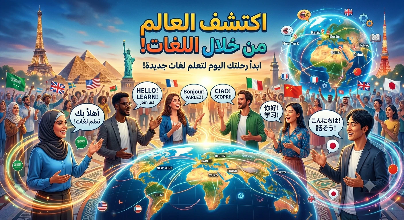 image about تعلم اللغات: أفضل الطرق لإتقان أي لغة بسرعة وتحقيق النجاح في العمل والحياة