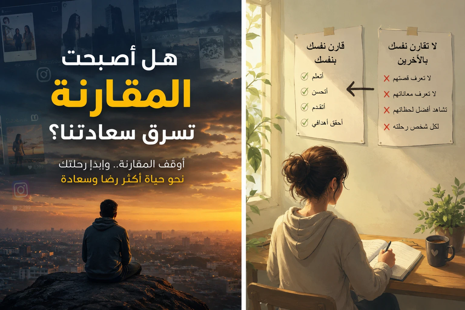 image about هل اصبحت المقارنة تسرق سعادتنا؟