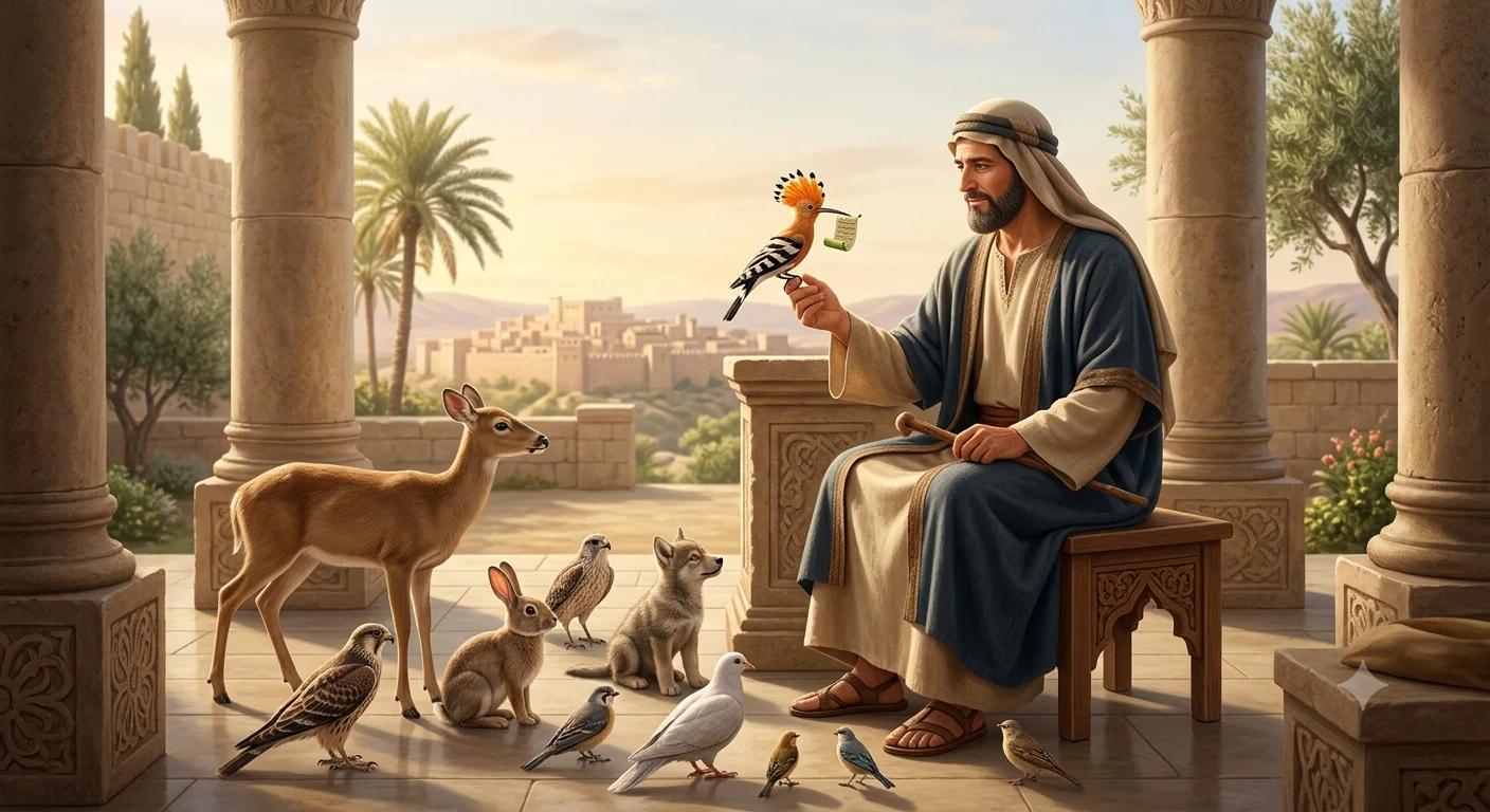 image about ذكاء طائر وهداية مملكة: القصة الكاملة للنبي سليمان