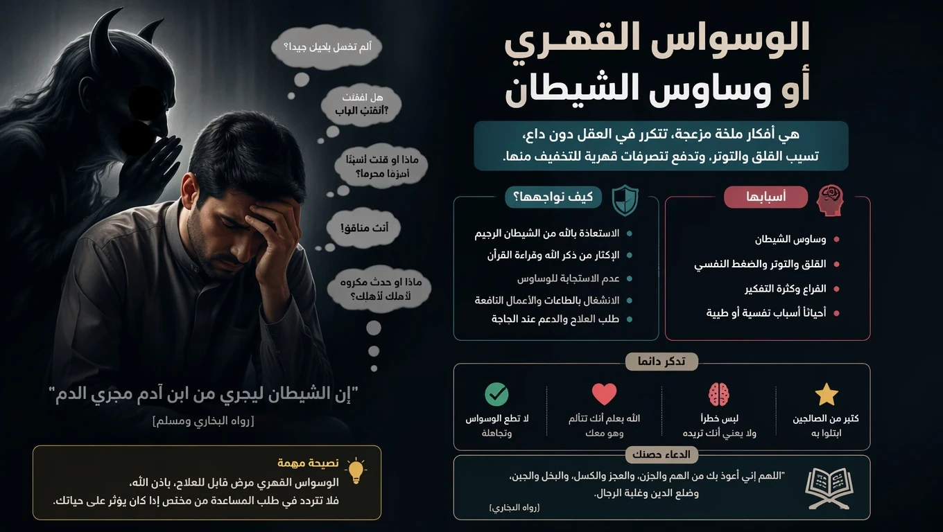 image about الوساوس القهري أو وساوس الشيطان