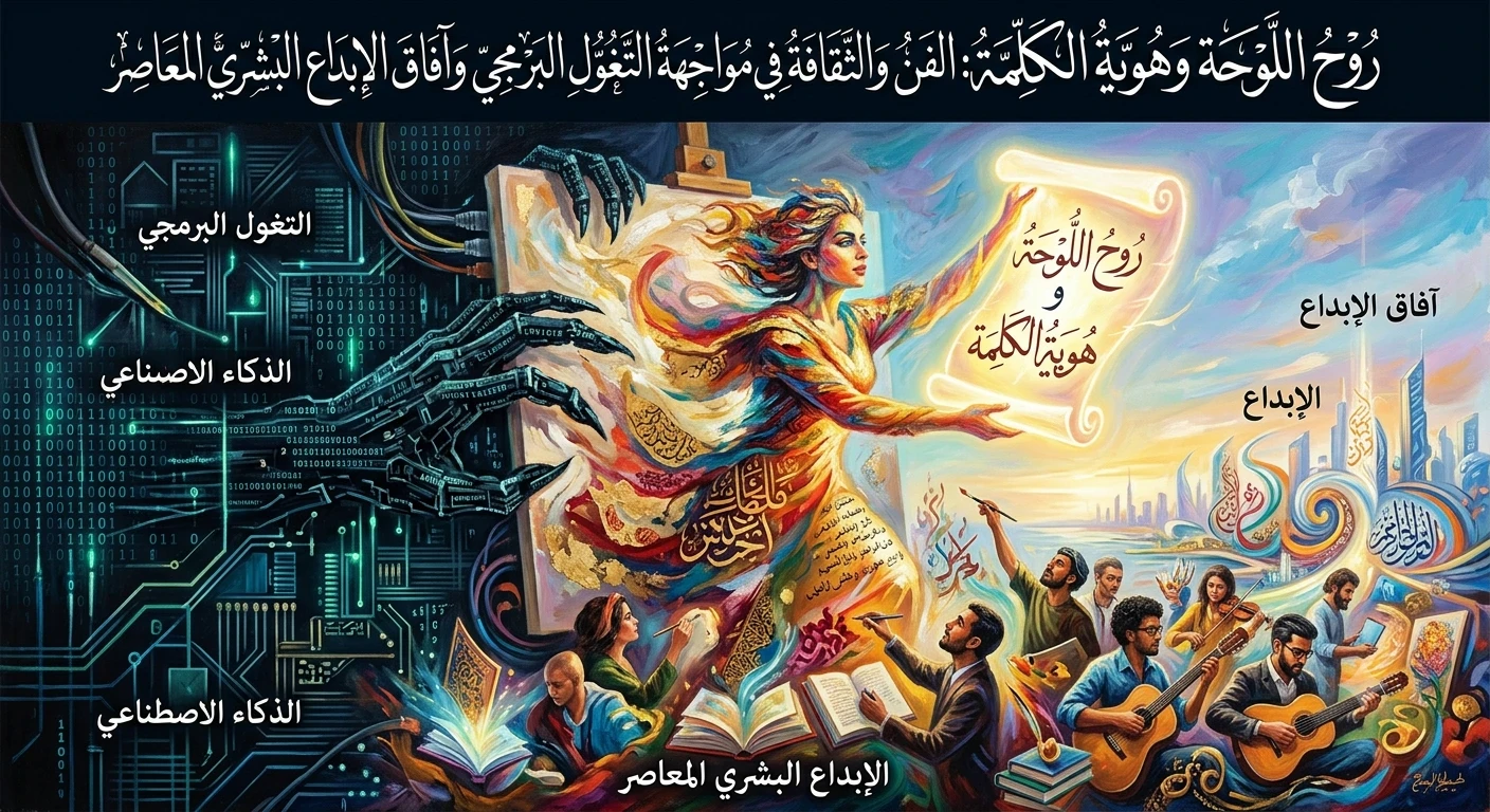 image about روح اللوحة وهوية الكلمة.. الفن والثقافة في مواجهة التغول البرمجي وآفاق الإبداع البشري المعاصر