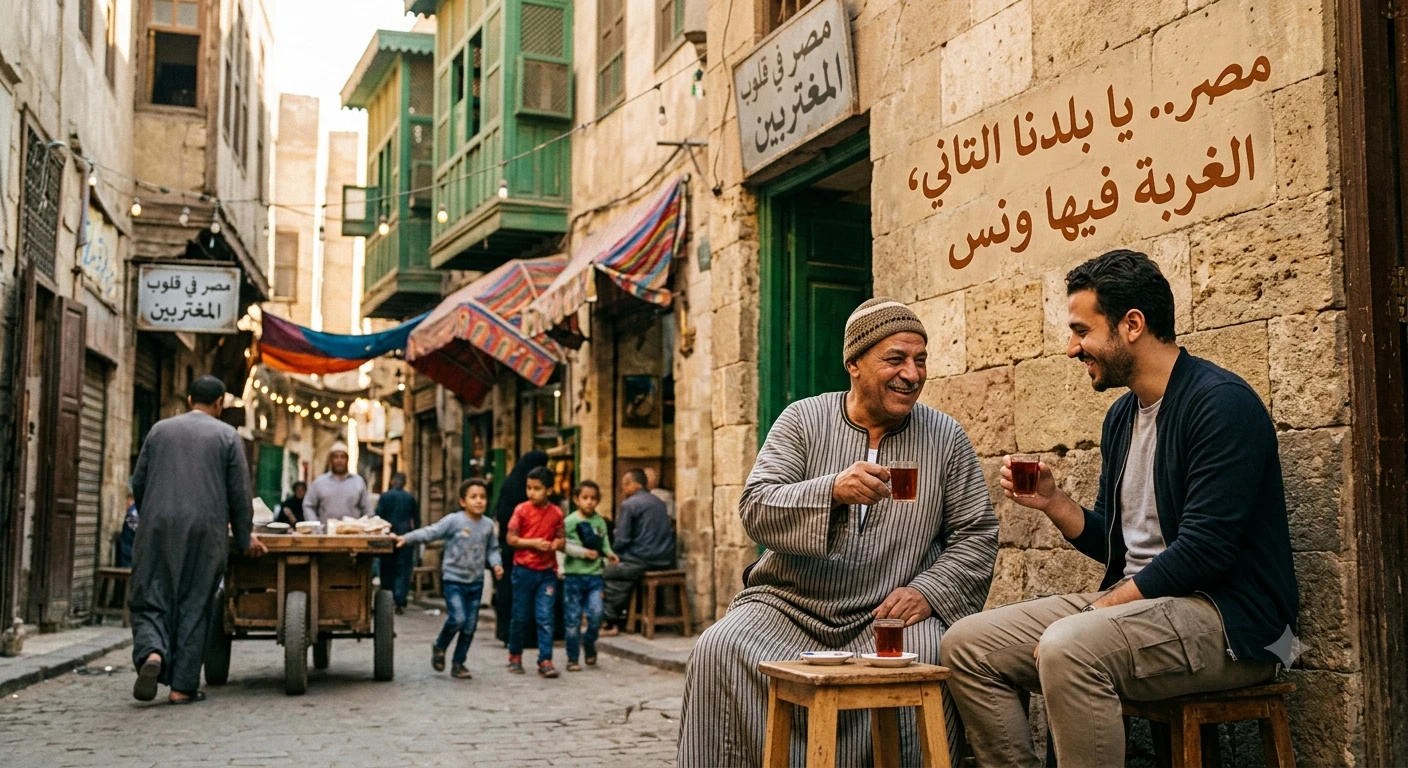 image about 🇪🇬 مصر في قلوب المغتربين: عندما تتحول الغربة إلى وطن ثانٍ دافئ.