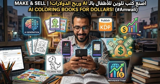 image about التربح من تصميم كتب تلوين للاطفال بكل سهولة من خلال الهاتف! 