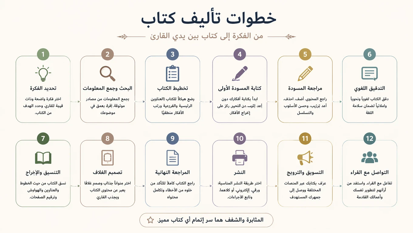 image about كيفية تأليف كتاب و نشرة خطوة بخطوة