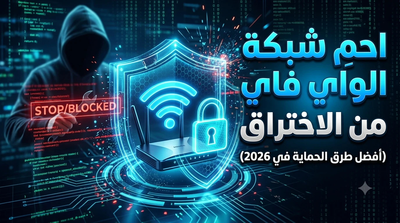 image about حماية الشبكات اللاسلكية (Wi-Fi): أفضل الطرق لتأمين شبكة الإنترنت المنزلية من الاختراق في 2026