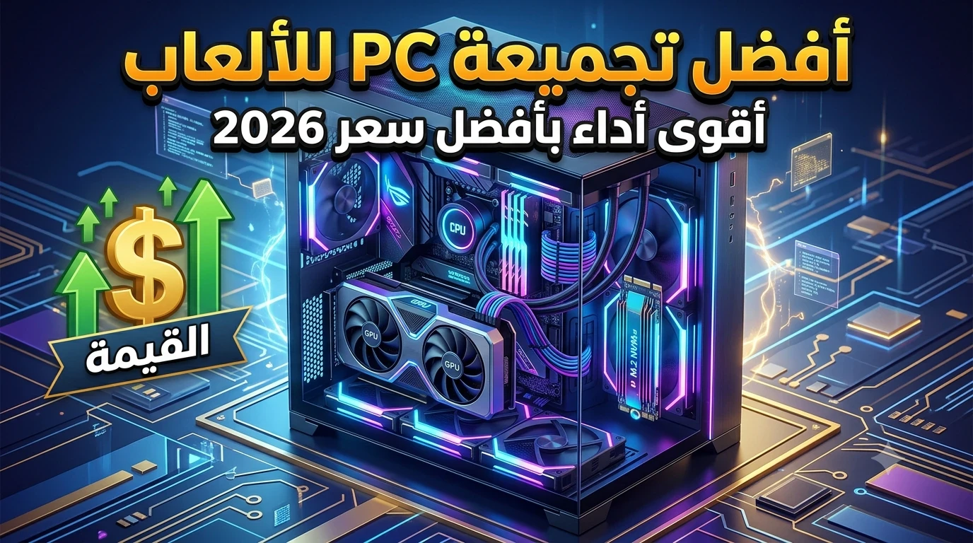 image about أفضل تجميعة PC للألعاب بأفضل سعر في 2026: أداء قوي دون إنفاق الكثير 