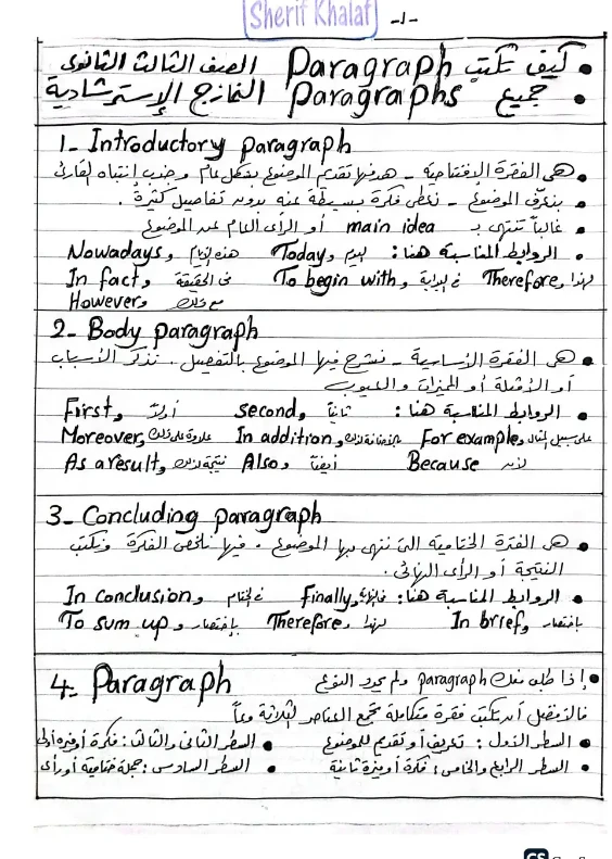 image about تحميل أهم البرجرافات المتوقعة في اللغة الإنجليزية للصف الثالث الثانوي PDF 2026 | أقوى مراجعة قبل الامتحان