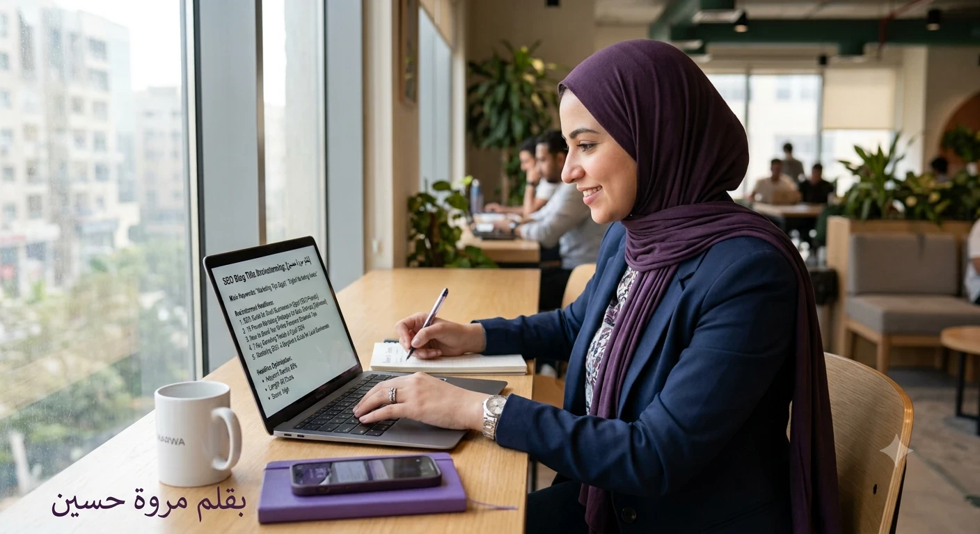 image about  كيفية كتابة مقال متوافق مع السيو خطوة بخطوة: من اختيار العنوان إلى النشر (دليل عملي للمبتدئين)