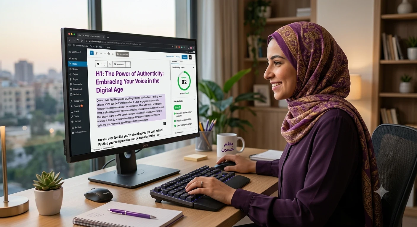 image about  كيفية كتابة مقال متوافق مع السيو خطوة بخطوة: من اختيار العنوان إلى النشر (دليل عملي للمبتدئين)