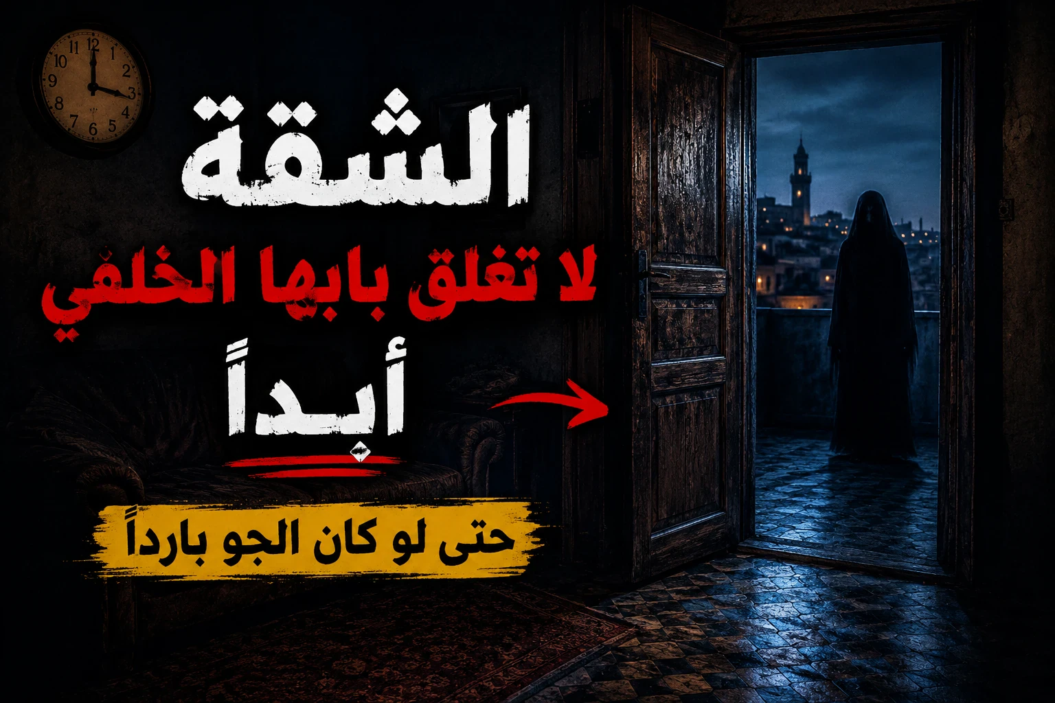 image about البيت الذي لا يُغلق بابه - قصة رعب حقيقية مرعبة