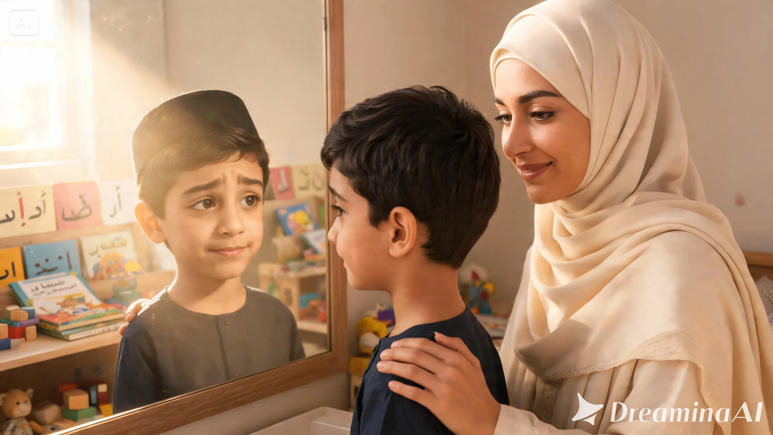 image about 🌟 اختبار بسيط يكشف: هل ثقة طفلك بنفسه قوية أم أنه يخفي ضعفه خلف الابتسامة؟ 🌱