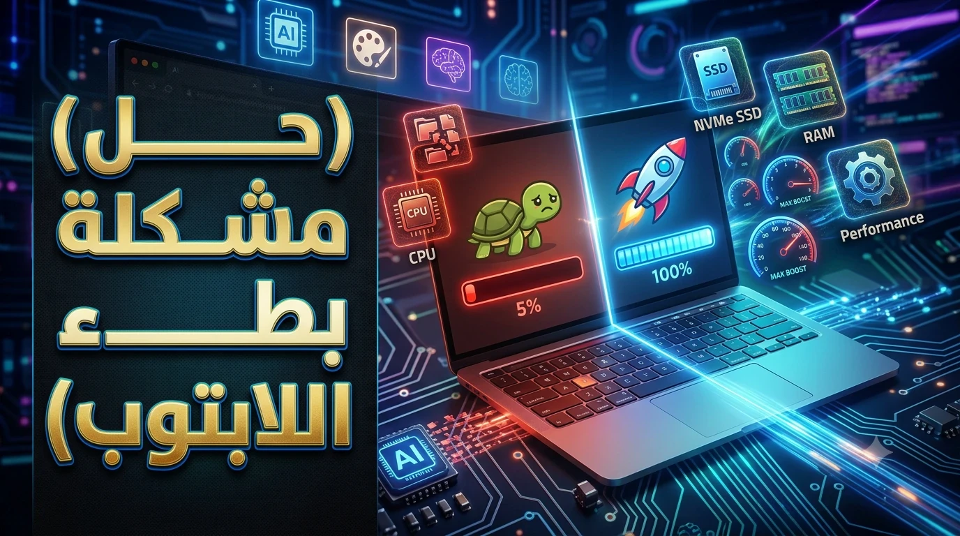 image about حل مشكلة بطء اللابتوب: أفضل الطرق لتسريع جهازك واستعادة أدائه في دقائق