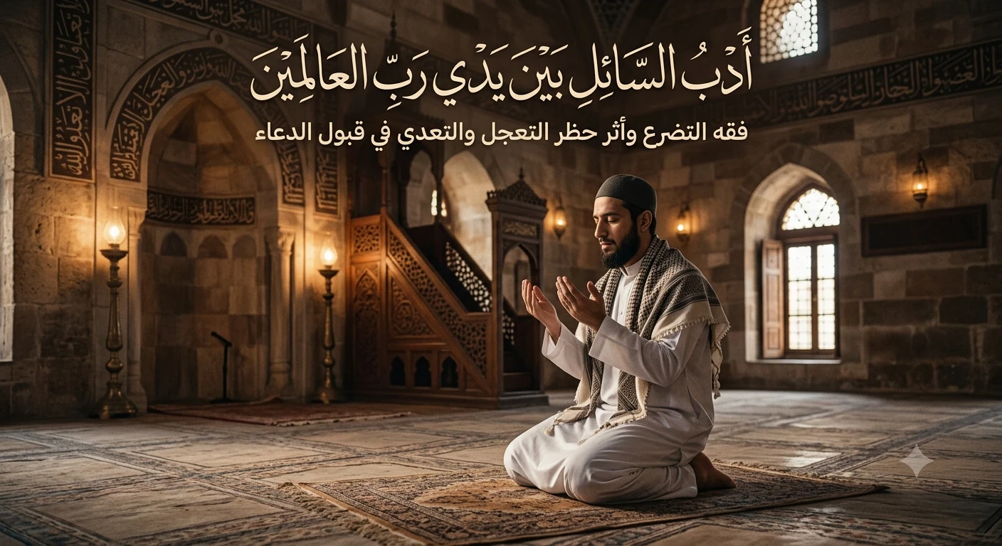 image about أدب السائل بين يدي رب العالمين.. فقه التضرع وأثر حظر التعجل والتعدي في قبول الدعاء