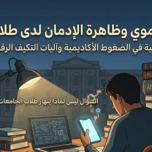 image about الإحباط التنموي وظاهرة الإدمان لدى طلاب الجامعات.