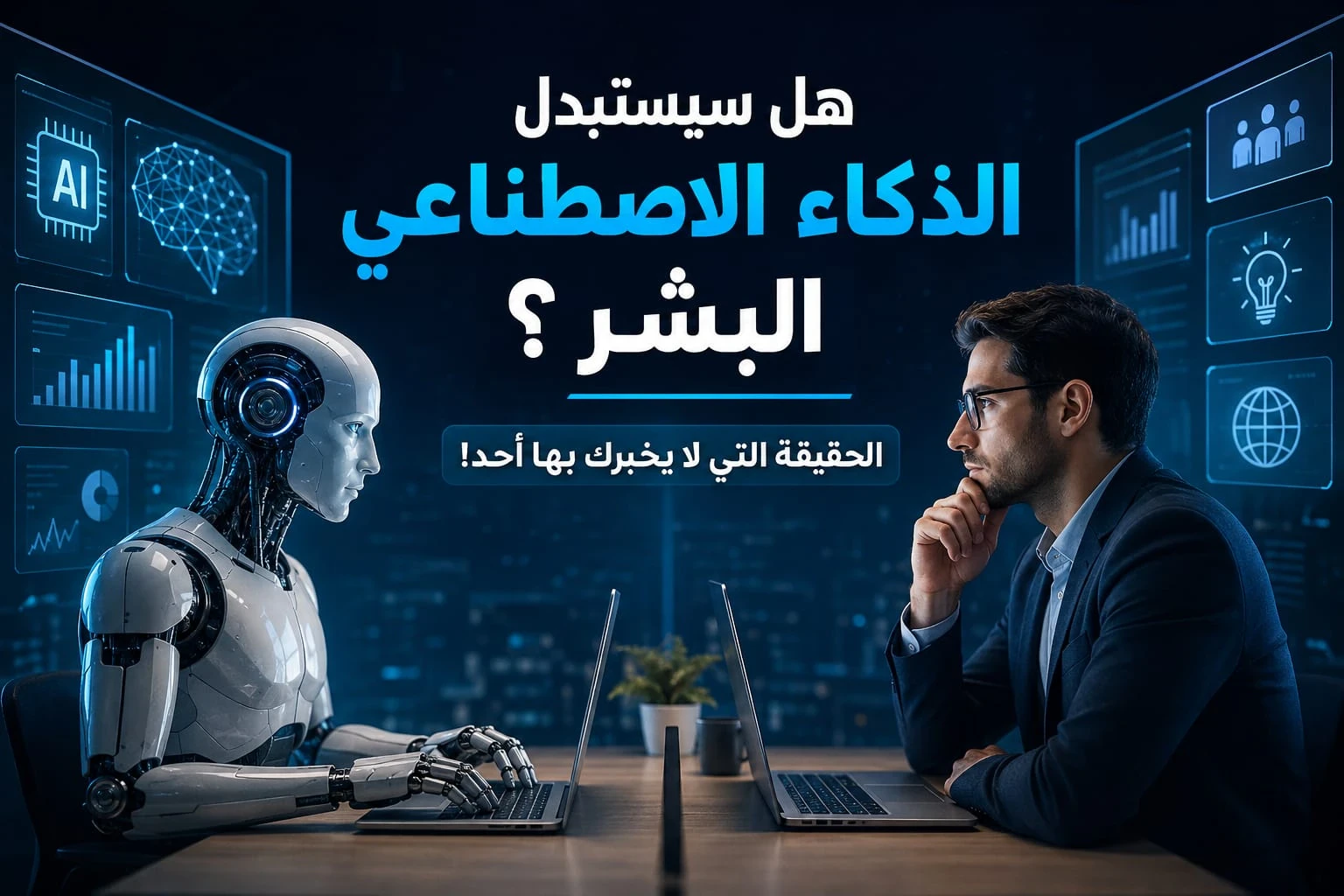 image about هل سيستبدل الذكاء الاصطناعي البشر؟ الحقيقة التي لا يخبرك بها أحد