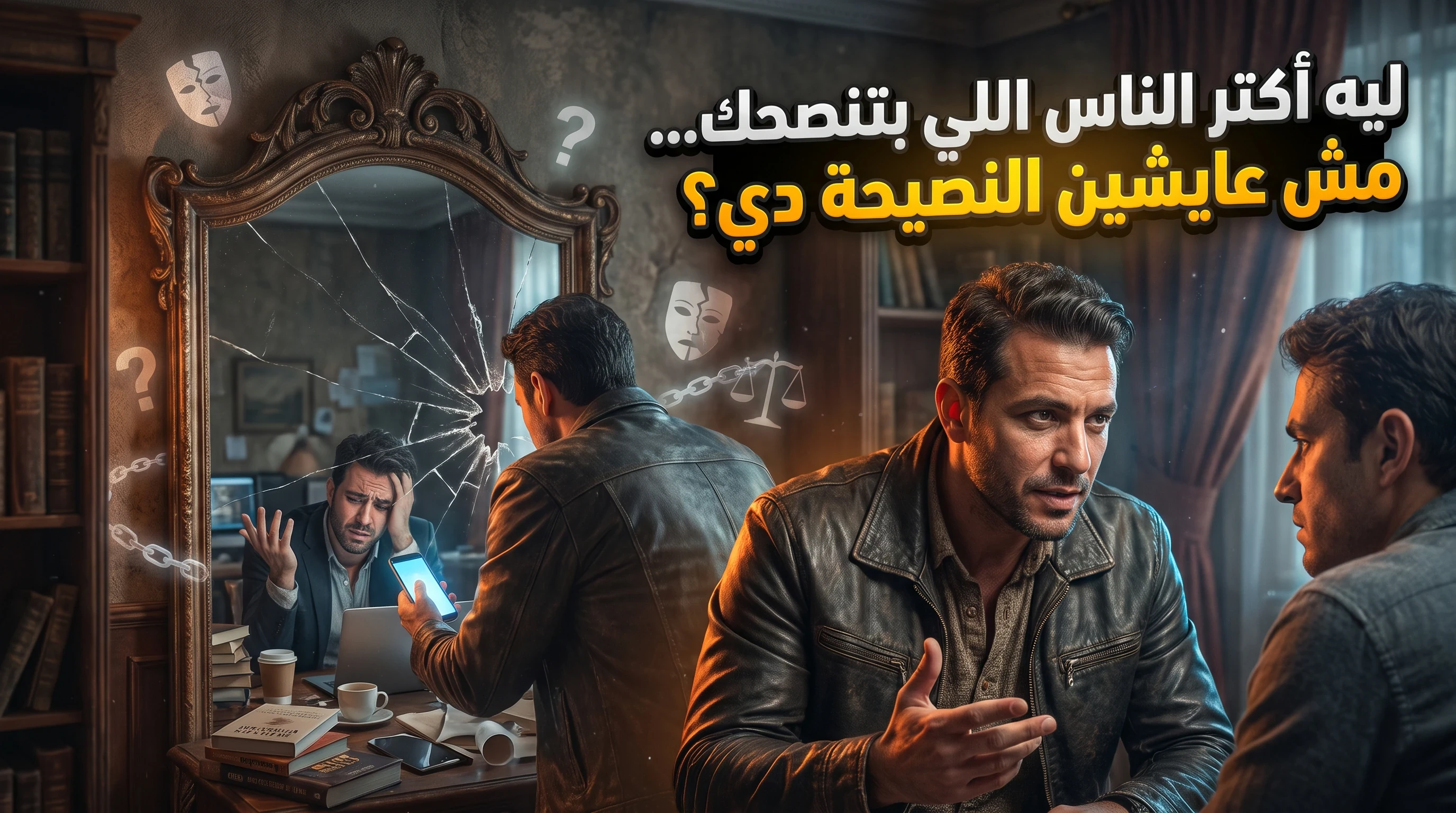 image about ليه أكتر الناس اللي بتنصحك... مش عايشين النصيحة دي؟