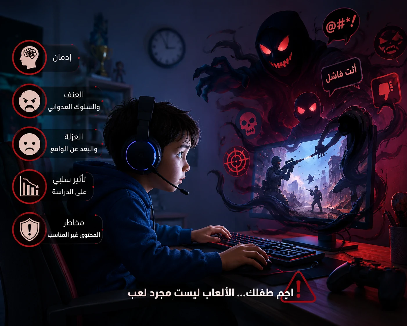 image about ألعاب الأونلاين.. الوحش الذي يختبئ خلف الشاشة ويهدد أطفالنا