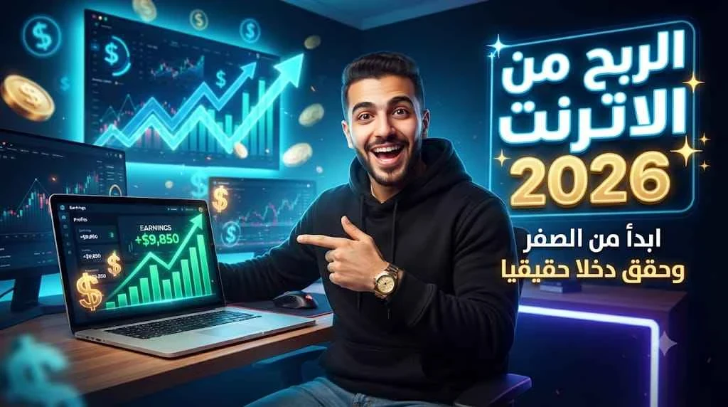 image about الربح من الإنترنت في 2026: كيف تبني مصدر دخل حقيقي بدلًا من مطاردة الوعود الوهمية