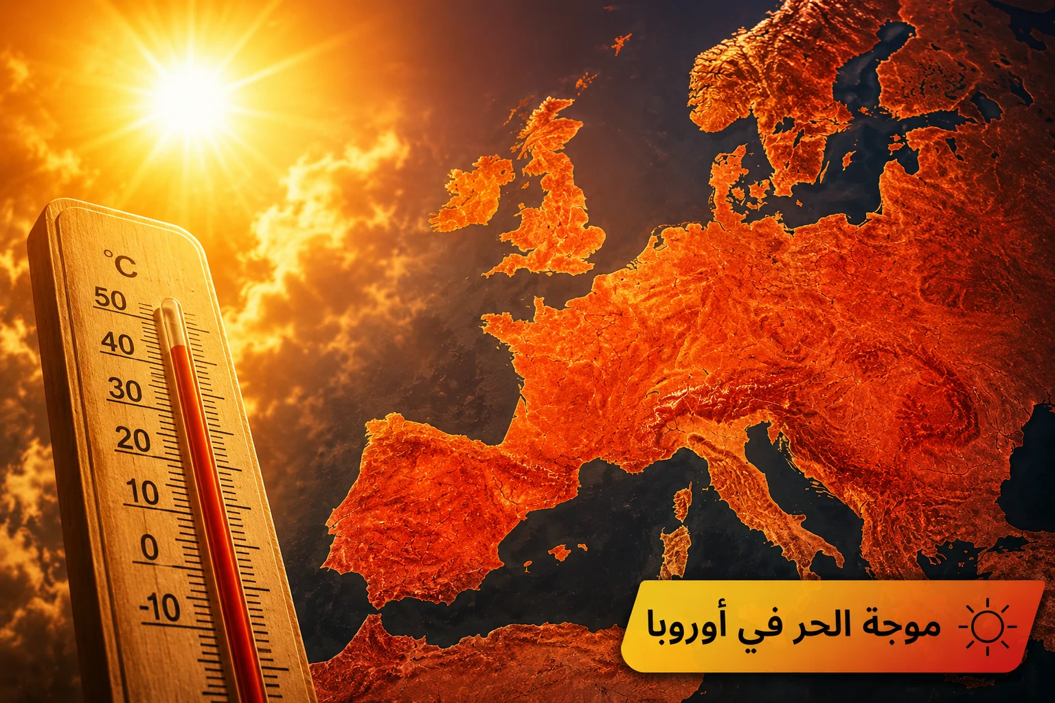 image about 🌡️ لماذا تسببت موجة الحر في أوروبا في وفيات وذوبان الطرق؟ ولماذا لا يحدث الأمر نفسه في دول الخليج؟ ☀️