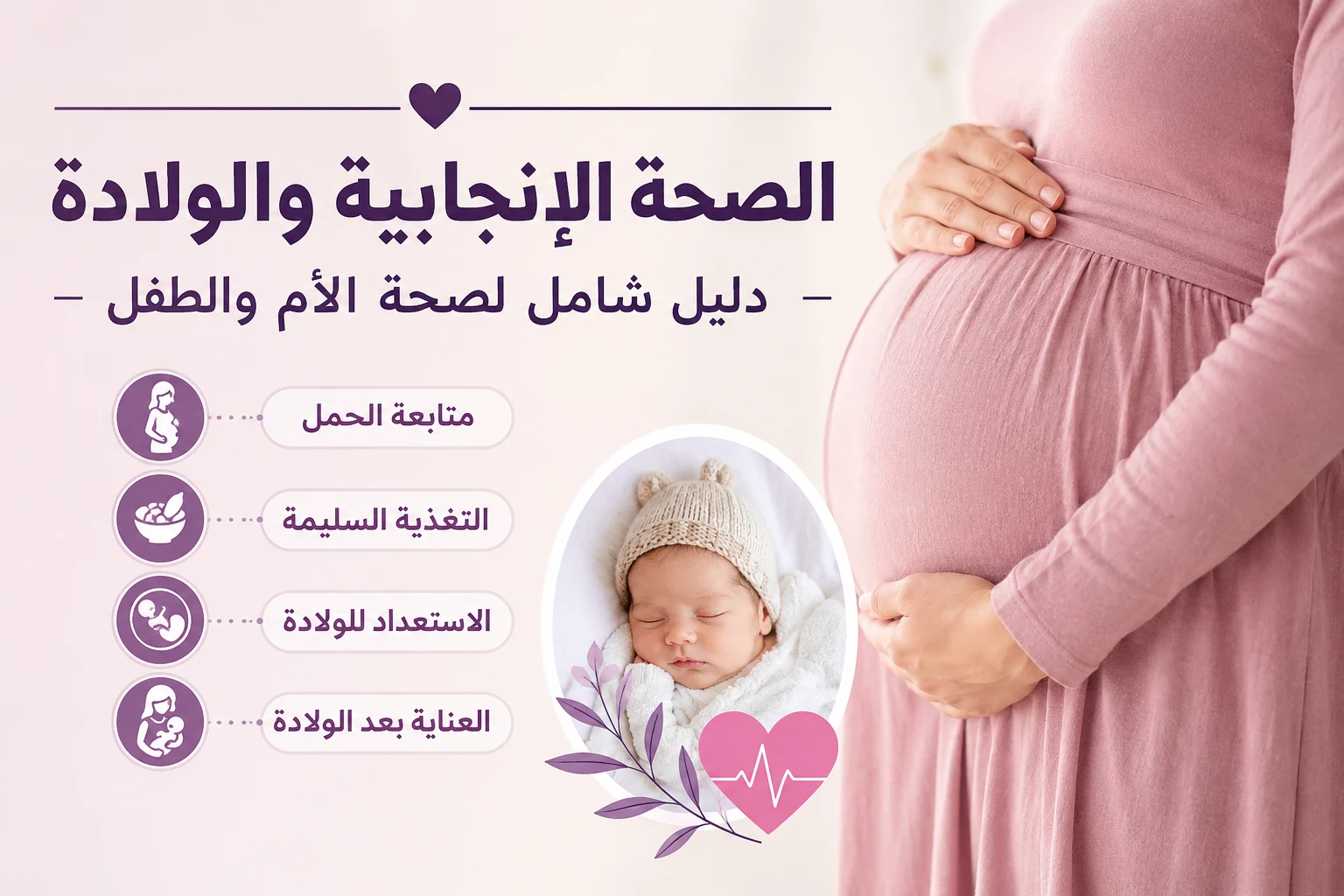 image about الصحة الإنجابية والولادة: دليل شامل للحفاظ على صحة الأم والطفل