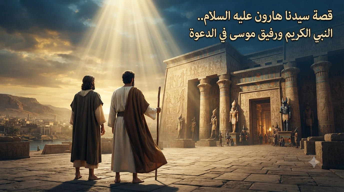 image about قصة سيدنا هارون عليه السلام.. النبي الكريم ورفيق دعوة موسى إلى فرعون
