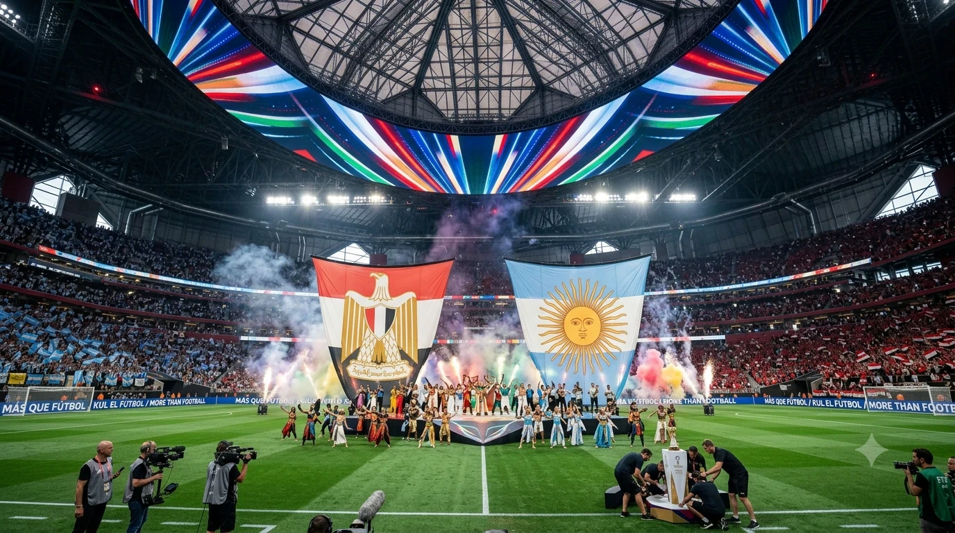 image about موعد مباراة مصر والأرجنتين اليوم في كأس العالم 2026.. القنوات الناقلة والتشكيل المتوقع وموعد انطلاق اللقاء
