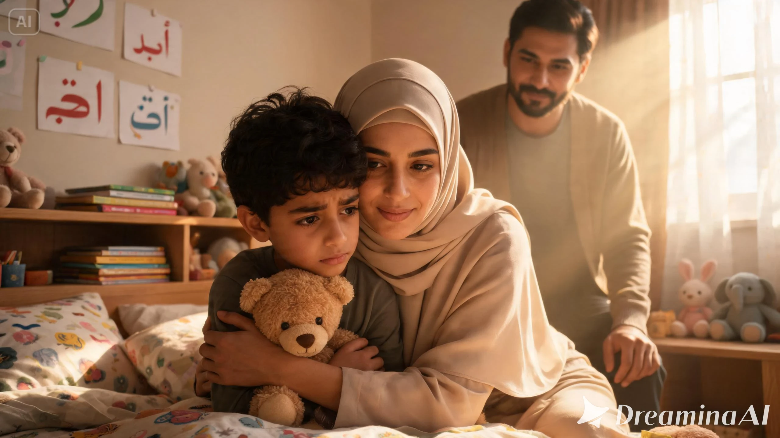 image about 🧠 اختبار بسيط يكشف: هل يتأثر طفلك بالمشكلات الأسرية أكثر مما تتوقعين؟ 💔