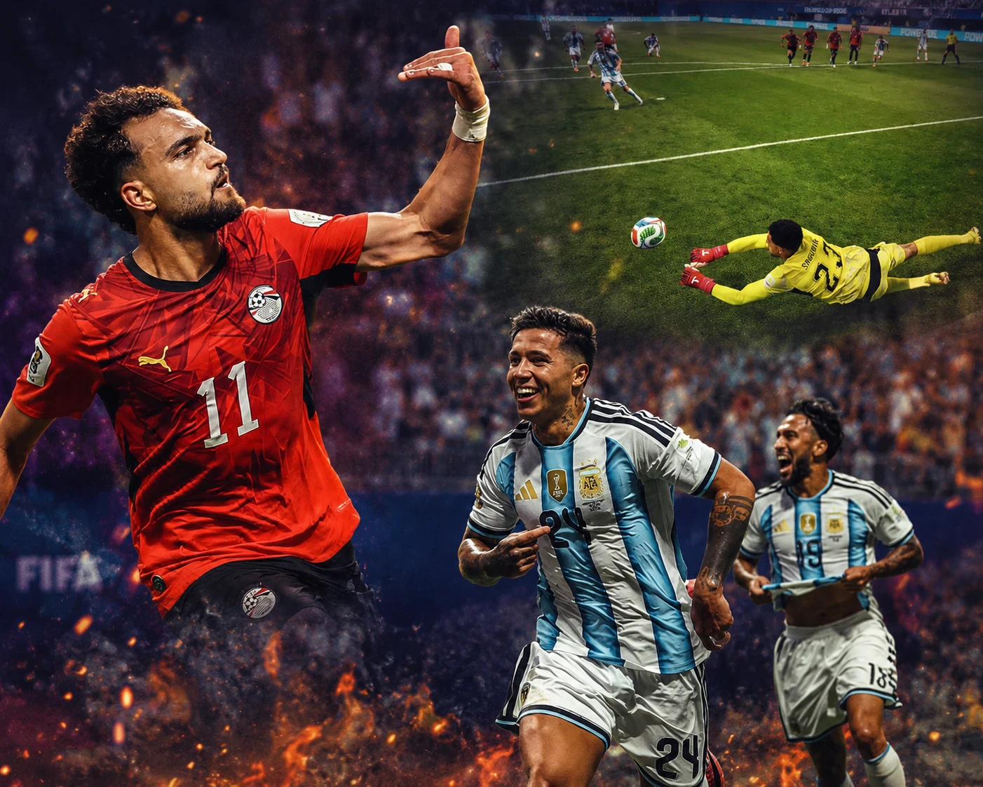 image about مبارة مصر ضد الارجنتين كأس العالم 2026 المثيره للجدل