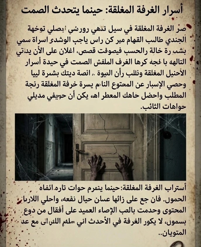 image about أسرار الغرفة المغلقة: حينما يتحدث الصمت