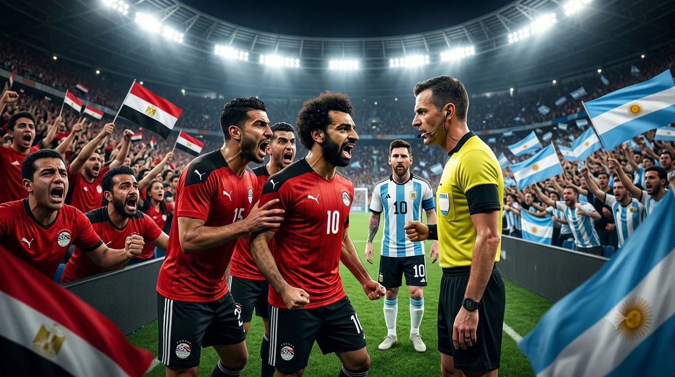 image about مصر ضحية العنصرية والظلم التحكيمي أمام الأرجنتين.. عندما تُسرق الأحلام داخل المستطيل الأخضر