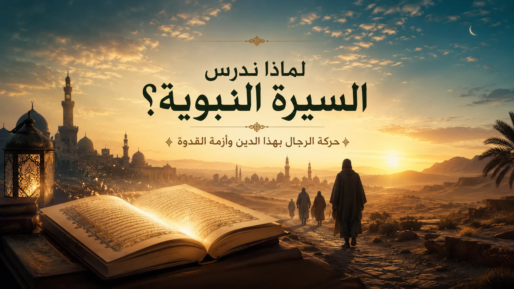 image about لماذا ندرس السيرة النبوية؟ أزمة القدوة وحركة الرجال بهذا الدين