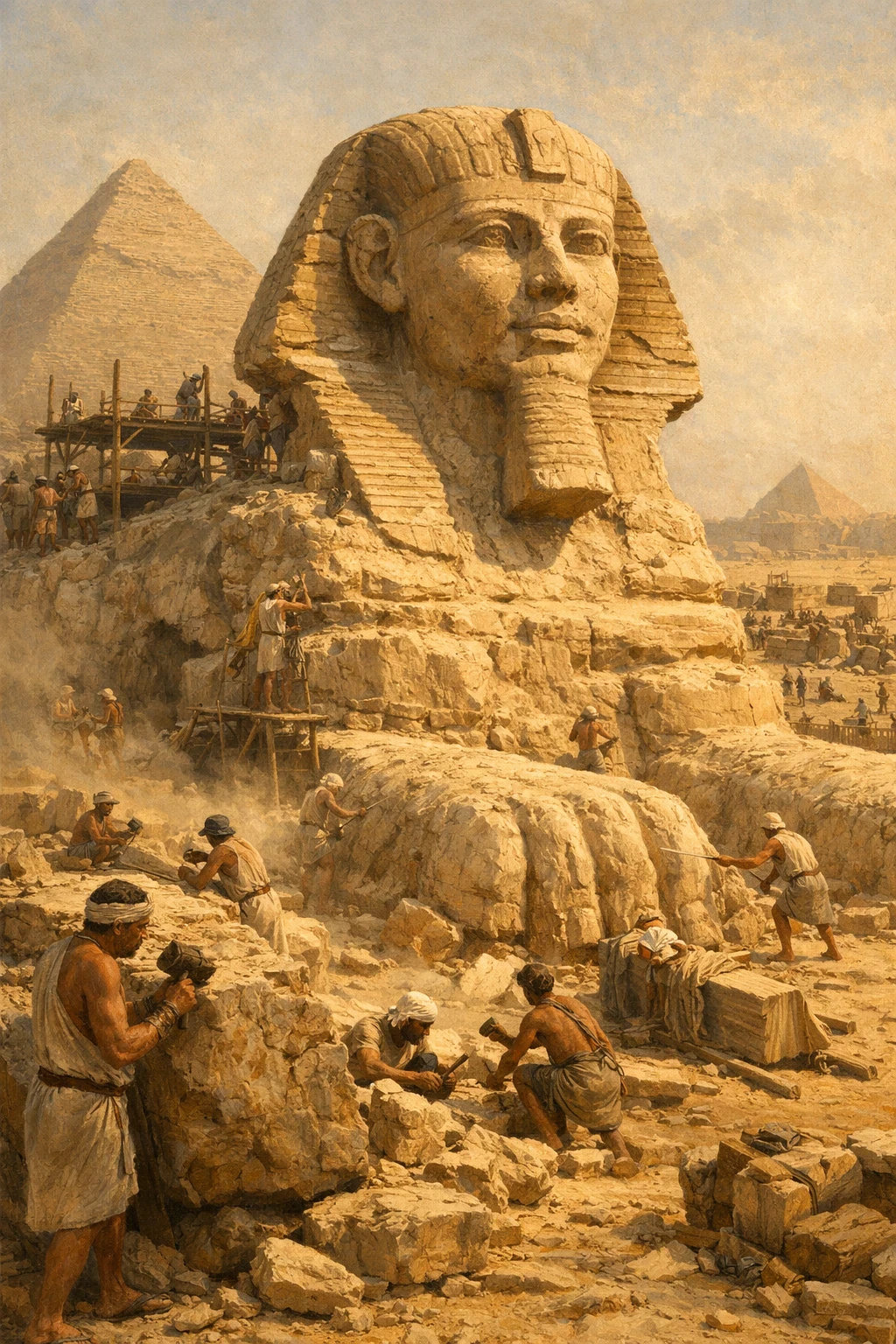 image about أبو الهول: الوجه الذي نحته المصريون من صخرة واحدة ليحرس الأبدية