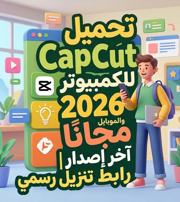 image about ✨ تحميل CapCut للكمبيوتر والموبايل 2026 مجانًا آخر إصدار | أسرع رابط تنزيل رسمي مع جميع المميزات