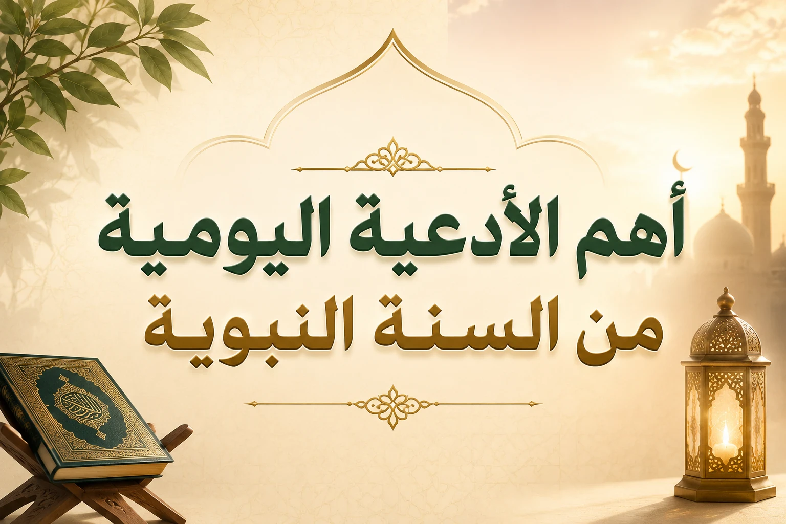 image about  أهم الأدعية اليومية من السنة النبوية.. أدعية يحتاجها المسلم في كل يوم