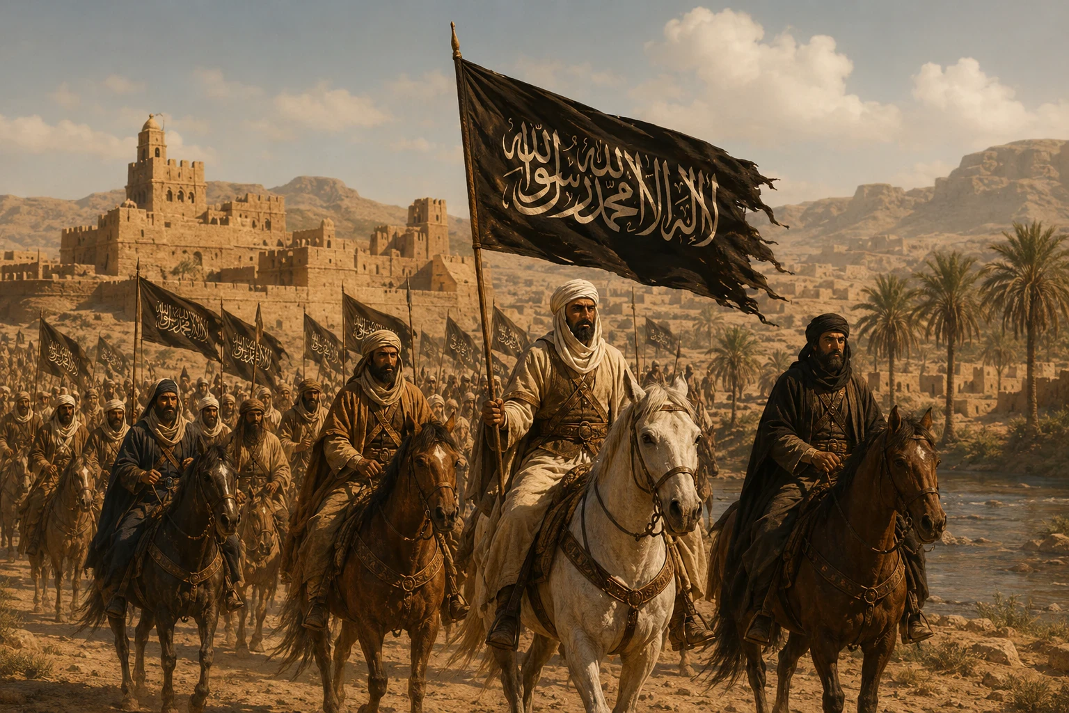 image about  **غزوة دومة الجندل بالتفصيل: القصة الكاملة والأسباب والأحداث والنتائج والدروس المستفادة**