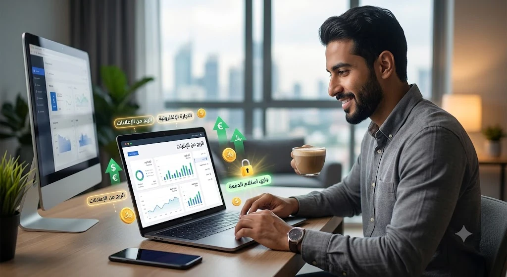 image about كيفية الربح من الانترنت 5$ في اليوم بضغطة زر علي المقالات والاعلانات من موقع USDTHUB