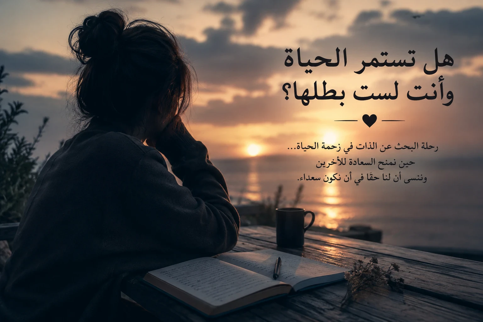 image about هل تستمر الحياة وانت لست بطلها ؟