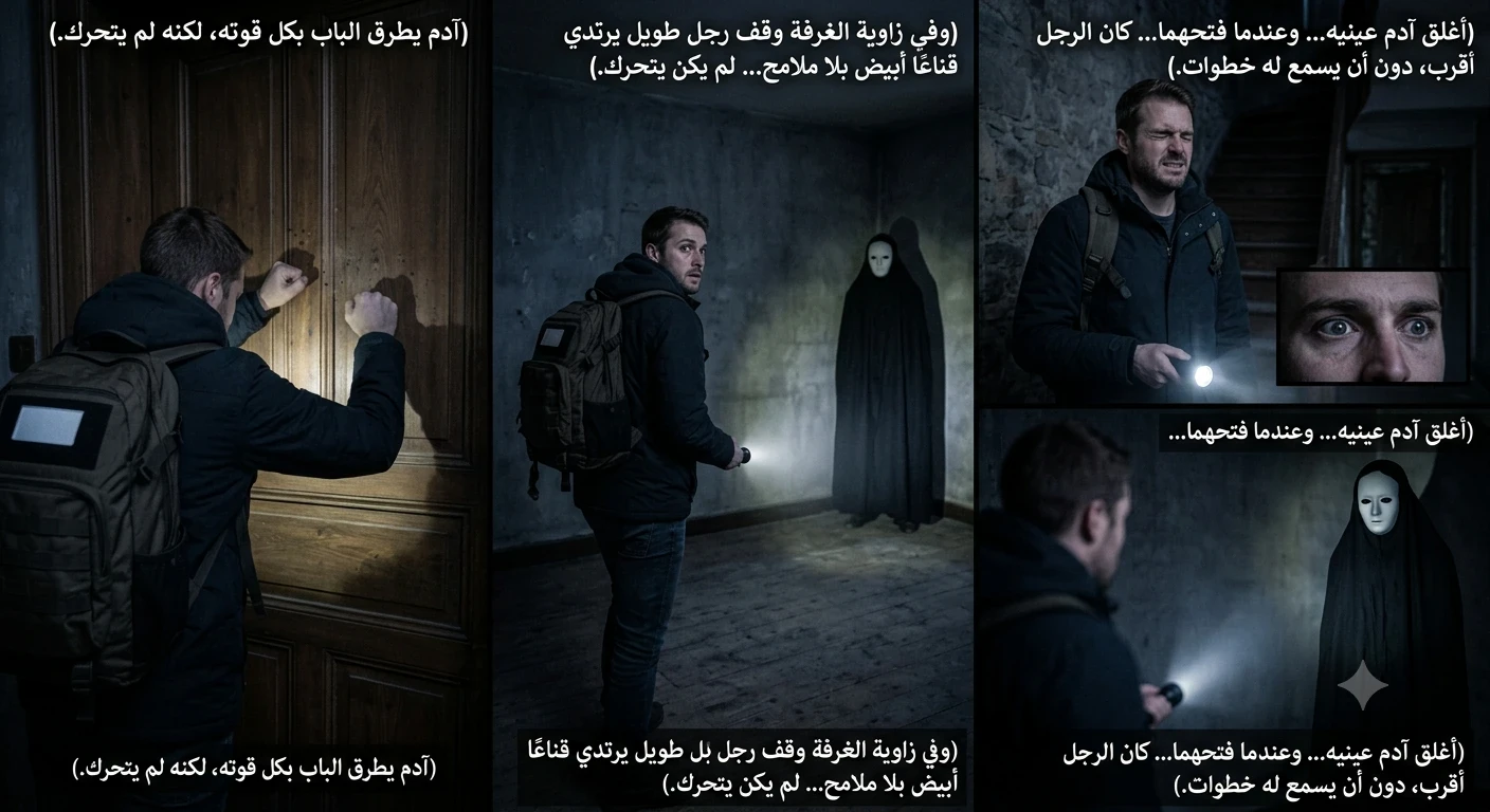 image about 👁️ الظل الذي كان ينتظر خلف الباب... قصة رعب لن تنساها!