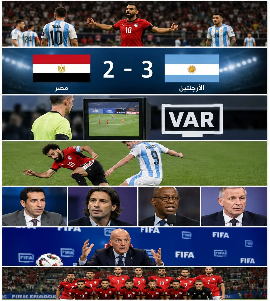 image about الظلم التحكيمي في مباراة مصر والأرجنتين.. هل كَالَ الفار بمكيالين؟