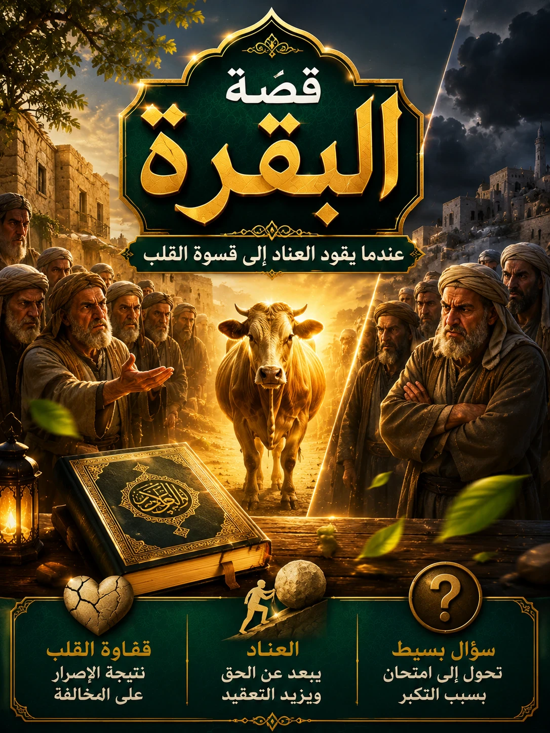 image about قصة البقرة.. عندما يقود العناد إلى قسوة القلب