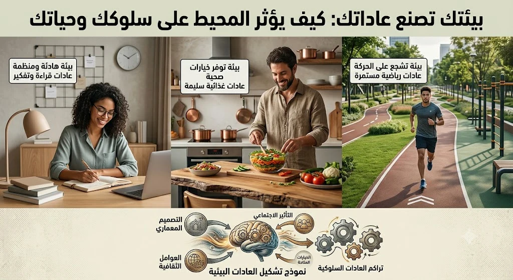 image about بيئتك تصنع عاداتك 