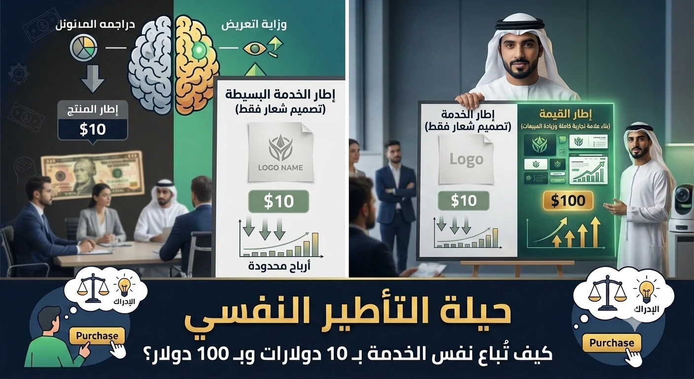 image about دليل مهارات البيع الرقمي: كيف تساهم طريقة عرض الخدمة في تحديد قيمتها السعرية؟