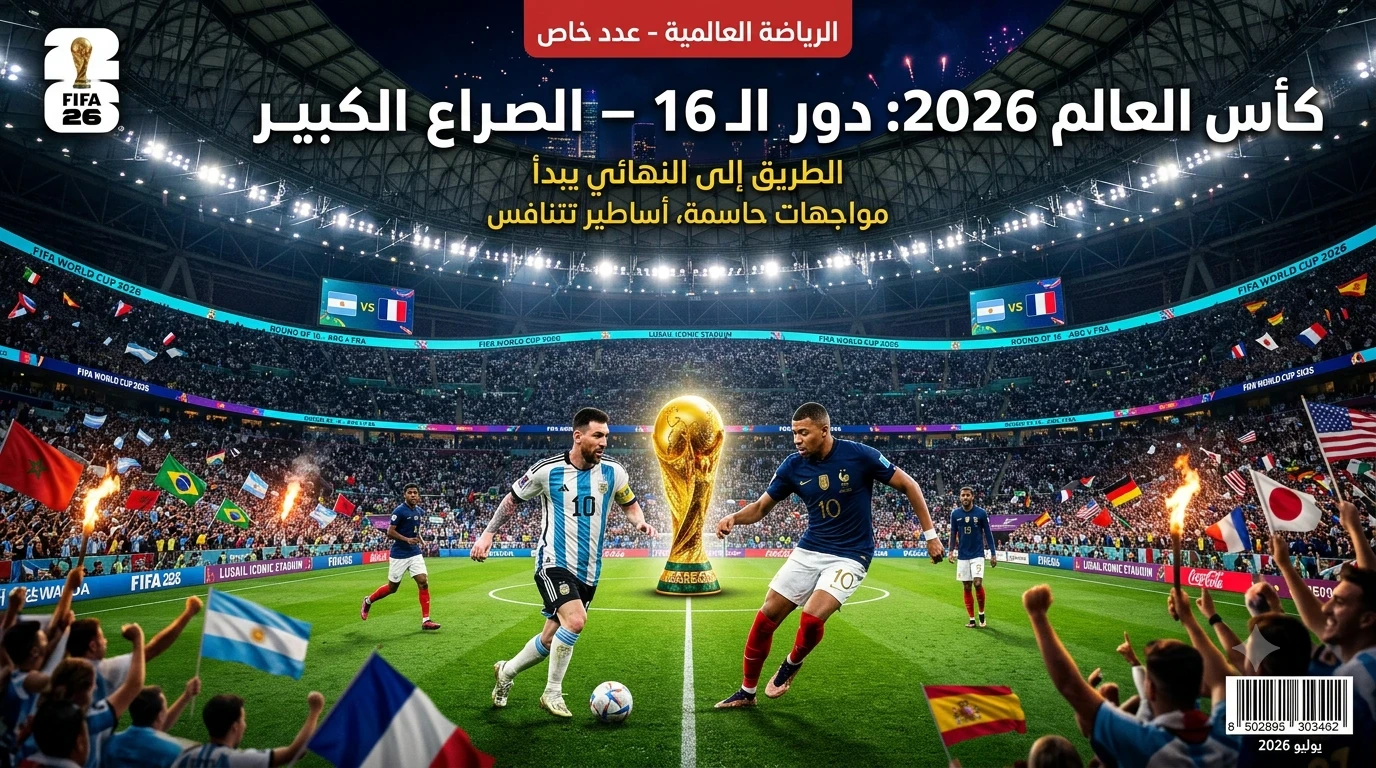 image about دور الـ16 من كأس العالم 2026: بداية معركة الكبار نحو المجد العالمي