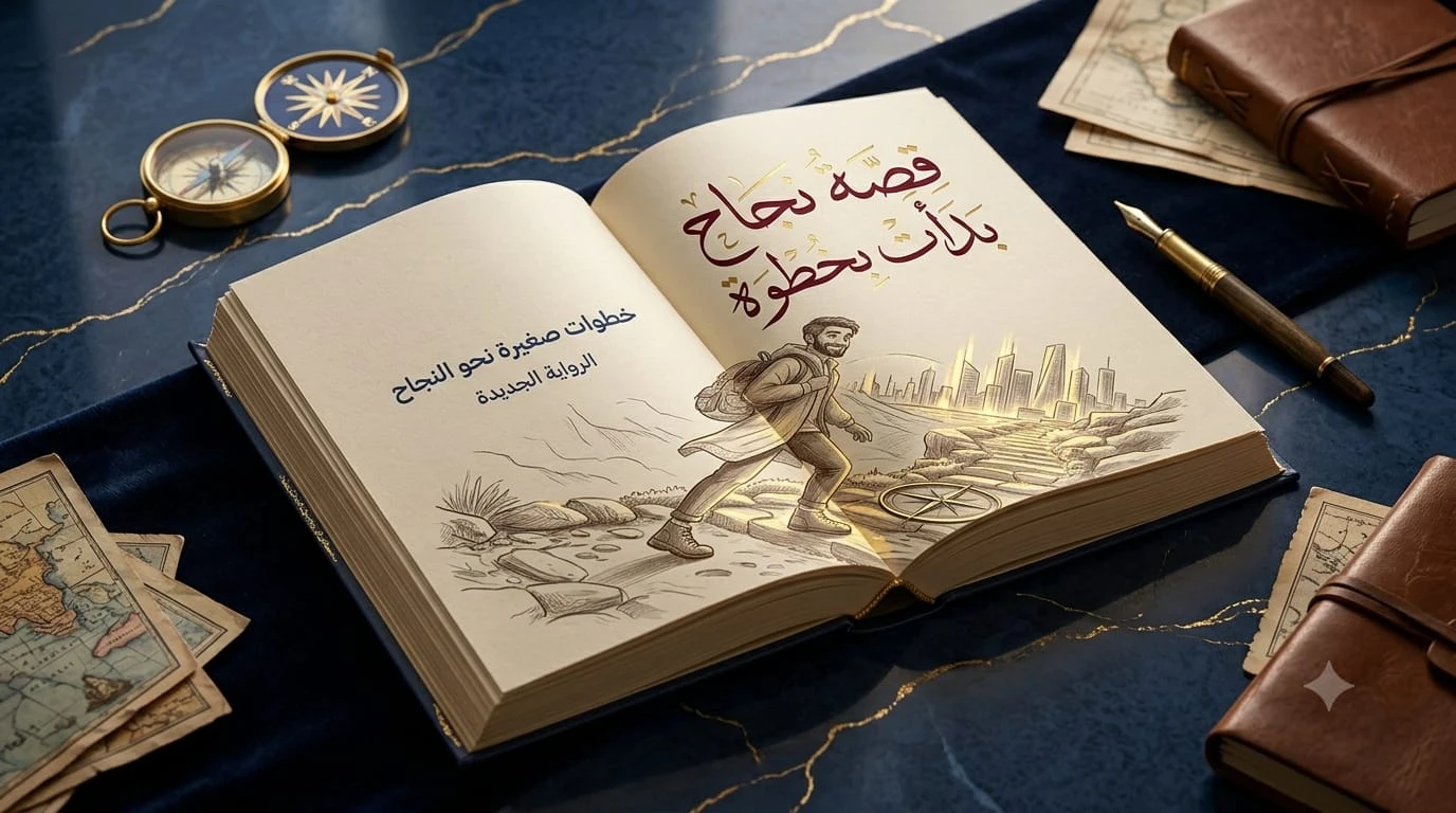 image about 🌟 خطوات صغيرة نحو النجاح 🚶‍♂️✨