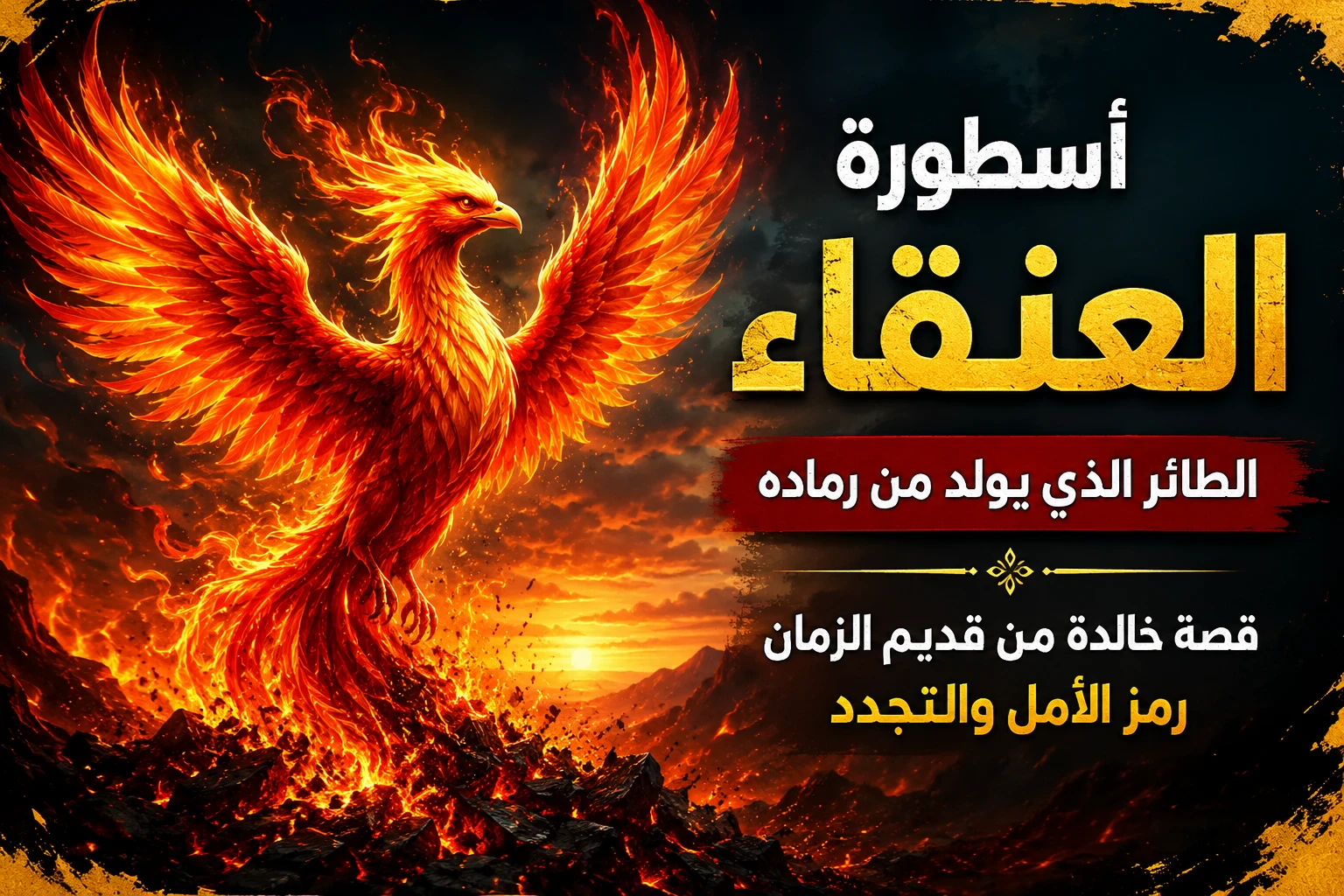 image about أسطورة العنقاء.. الحكاية الخالدة للطائر الذي يولد من رماده