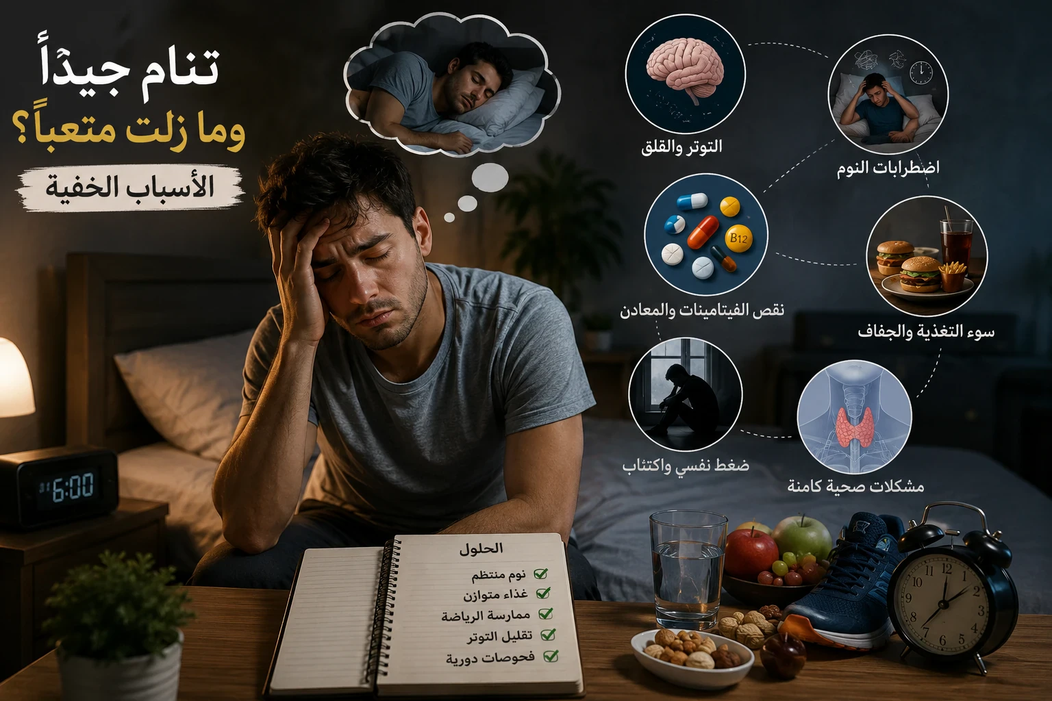 image about هل تنام جيدًا وما زلت متعبًا؟ إليك الأسباب الخفية