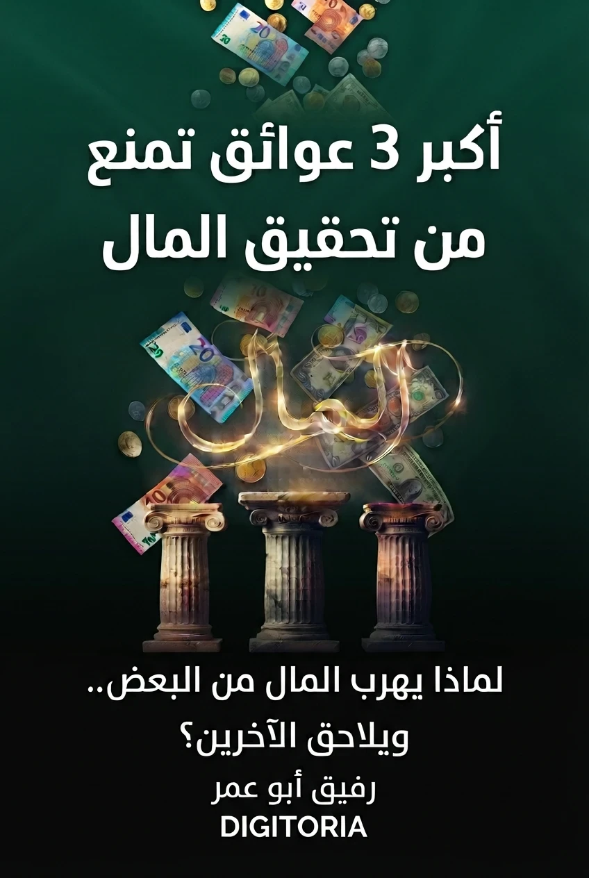 image about سيكولوجية الثراء: من فخ الندرة لحد تيار الوفرة-أكبر 3 عوائق تمنع من تحقيق المال