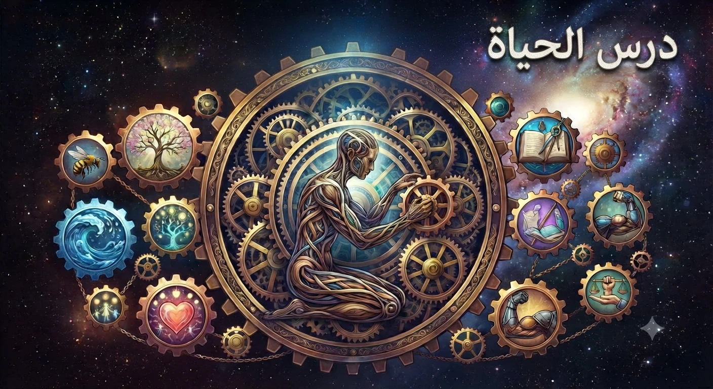 image about تعمّق في رحلتك: درس الحياة ودورانك في عجلات الحياة